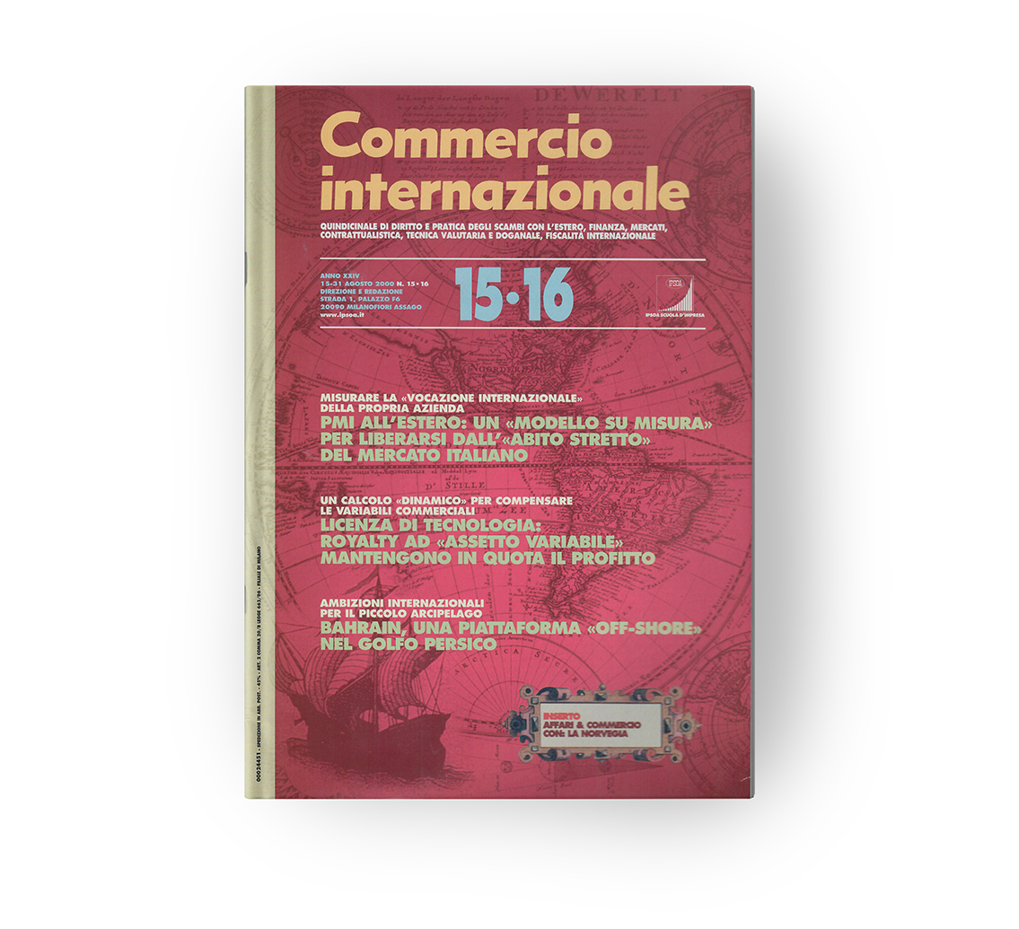 A model for the internationalization process of the small - medium company